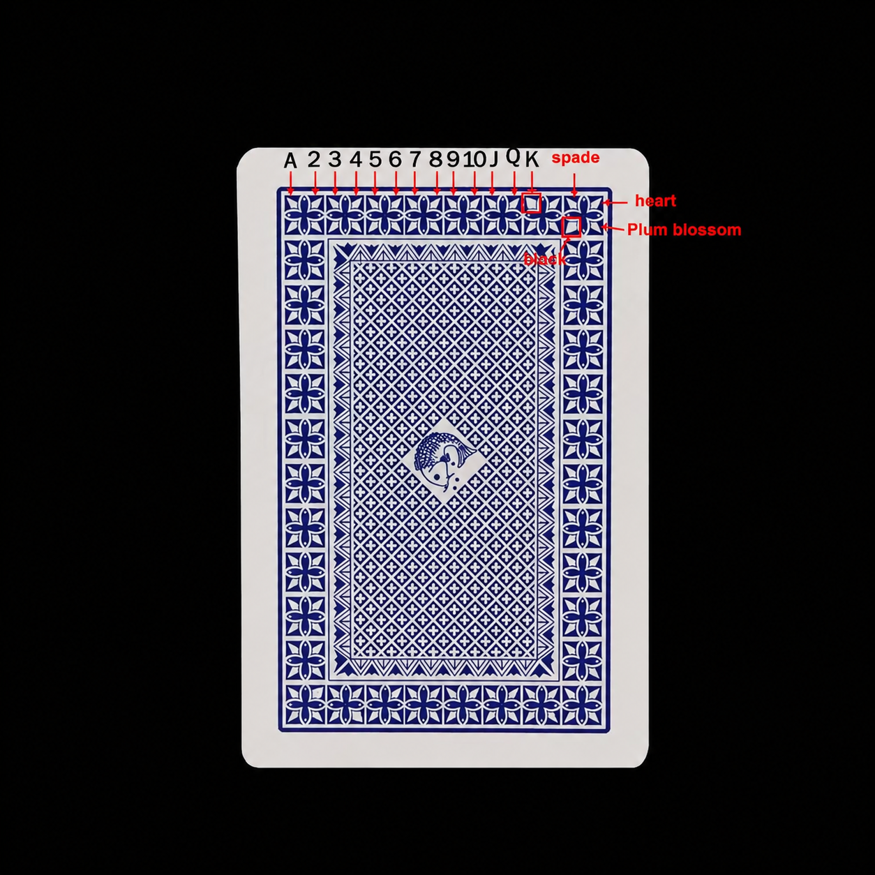 Black Ace Marked Deck
